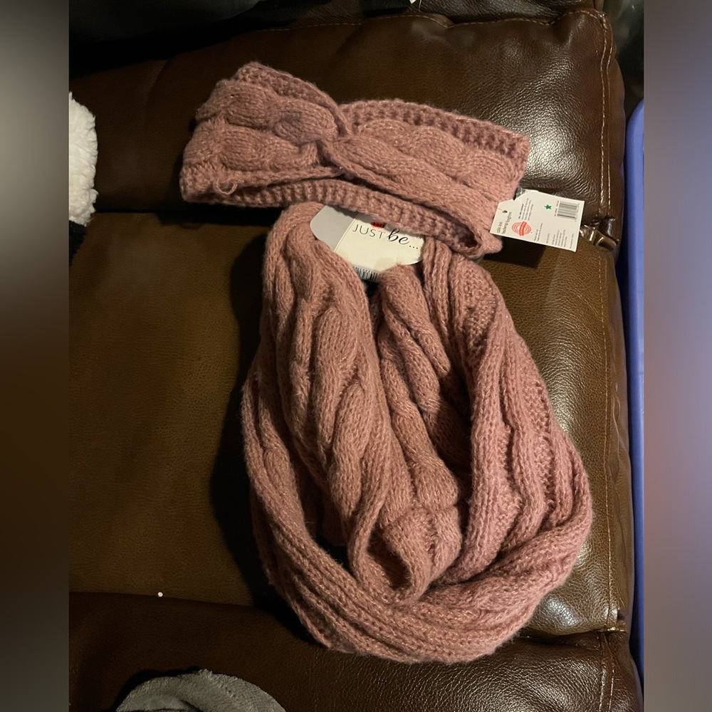 Scarf and head band
